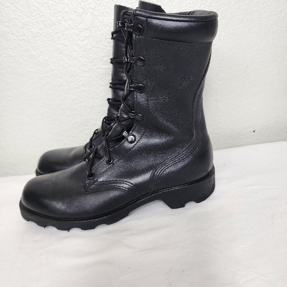 Altama Combat Jungle Black Leather Goth Boots Size 5R main image 11